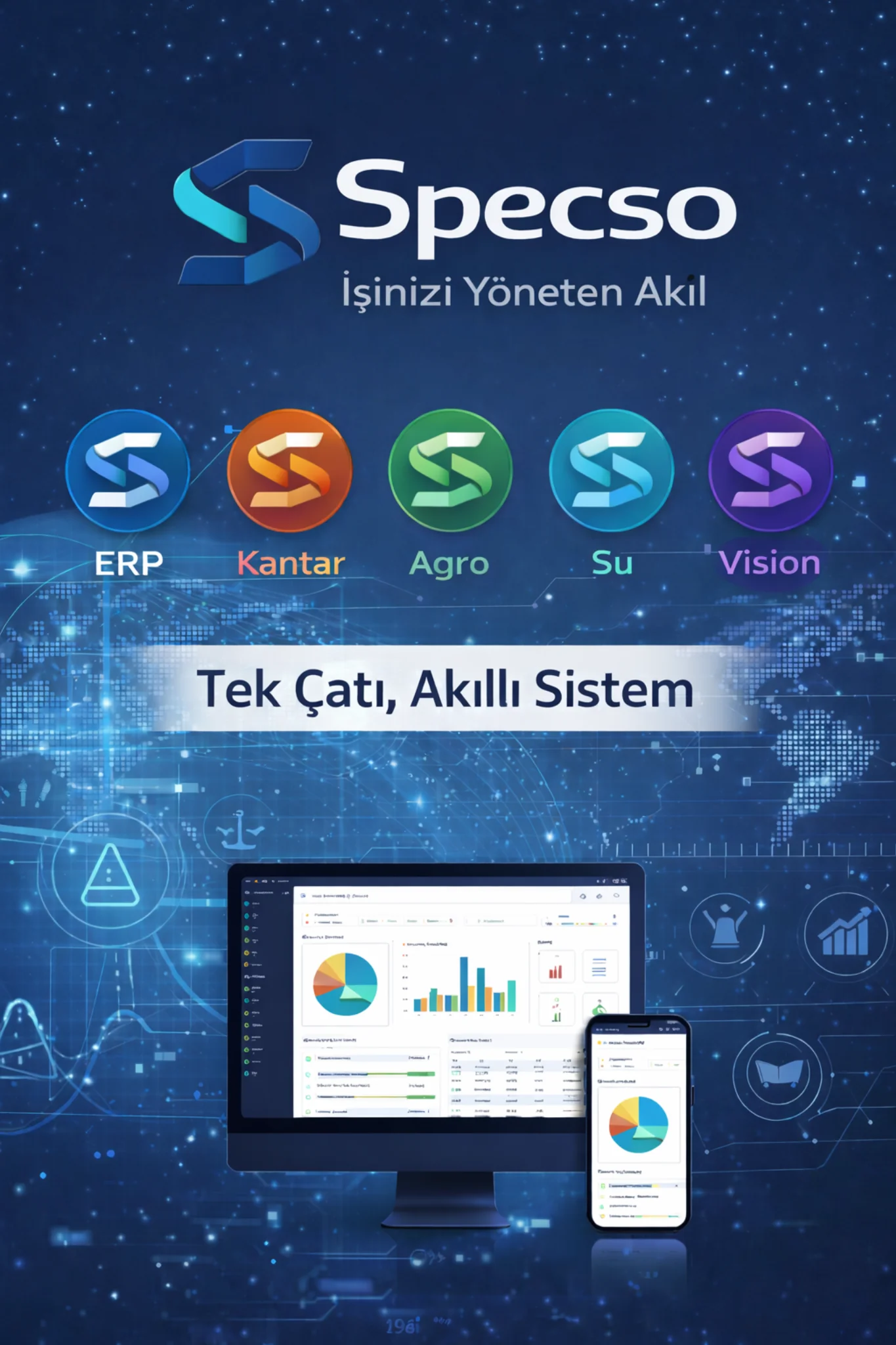 Specso - Tek Çatı, Akıllı Sistem